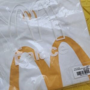PALACE White and Yellow Logo T-Shirt